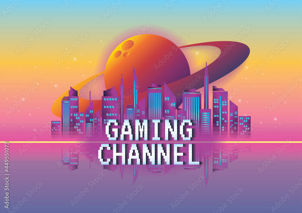 Game zone game icon background vector