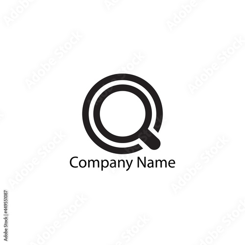 Magnifying glass logo