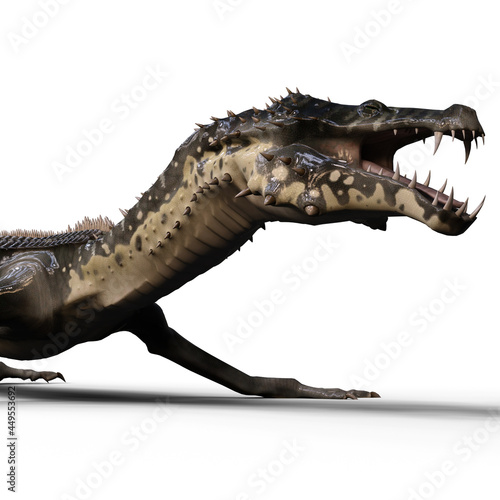 3d-illustration of an isolated giant fantasy creature dragon