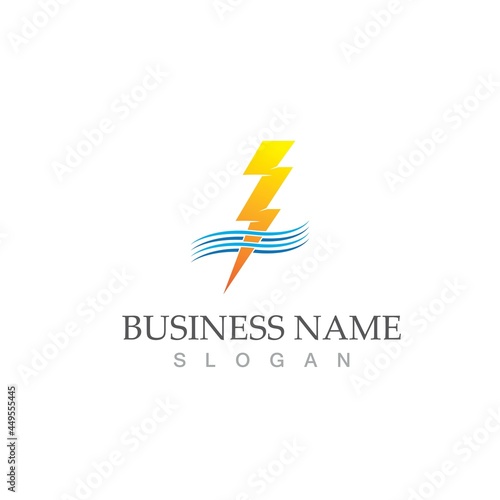 flash thunderbolt logo template Free Download flash thunderbolt logo template - GFXLoad
