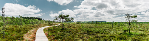 Moorweg durch das Schwarze Moor in der Rhön