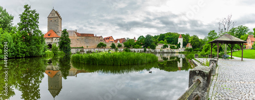 Panoramansicht von Dinkelsbühl in Bayern