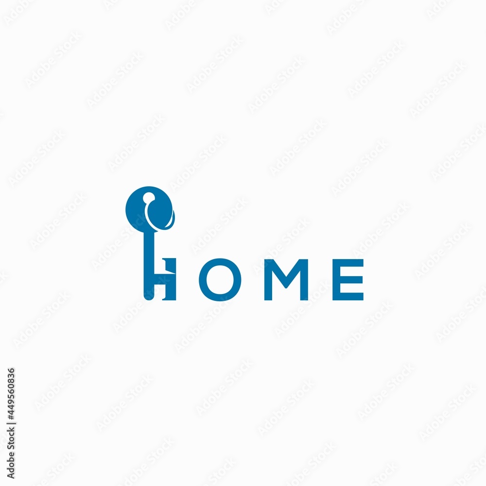 design logo creative home and key design logo creative home and key