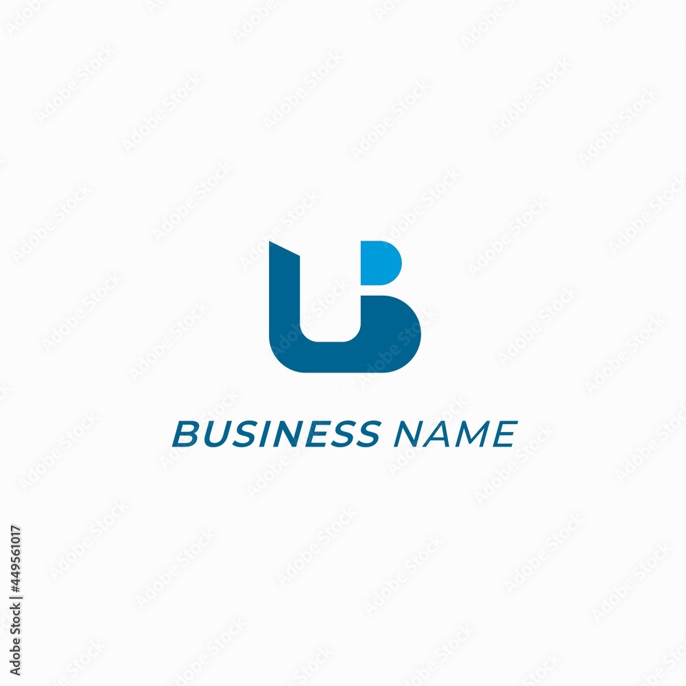 design logo combine letter U and B
