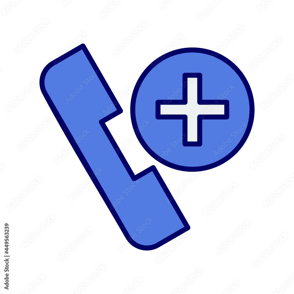 Medical Helpline Line Filled Blue Vector Icon Design Medical Helpline Line Filled Blue Vector Icon Design
