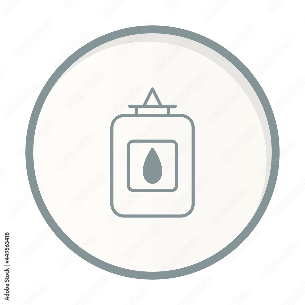 Eye Drops Circle Grey Vector Icon Design Eye Drops Circle Grey Vector Icon Design