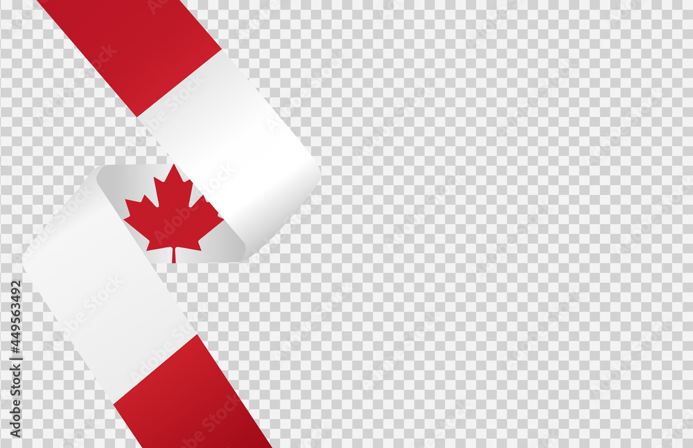 Waving flag of Canada isolated  on png or transparent  background,Symbol of Canada,template for banner,card,advertising ,promote, vector illustration top gold medal sport winner country