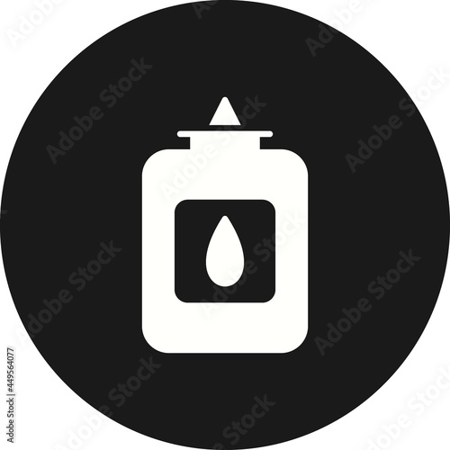 Eye Drops  Glyph Inverted Vector Icon Design
