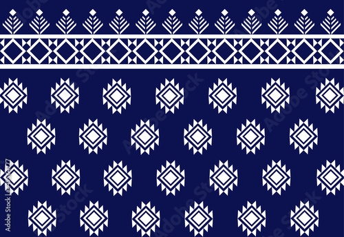 Asian Motif ethic geometric traditional seamless pattern Design vector