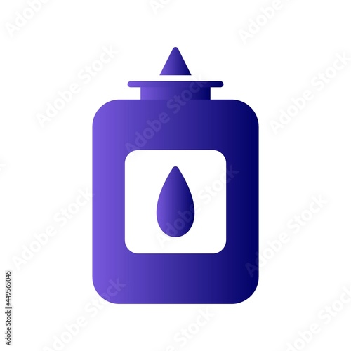 Eye Drops Glyph Gradient Vector Icon Design