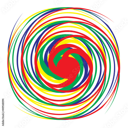 Bright Spiral Colors