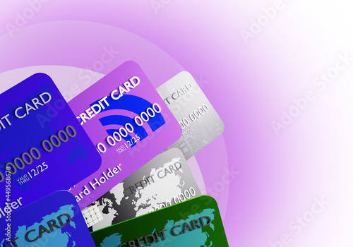 Lots of credit cards. Plast...