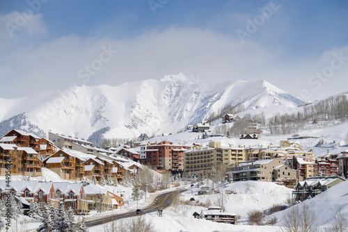 Mount Crested Butte in Winter