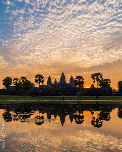 Sunrise at the Angkor Wat