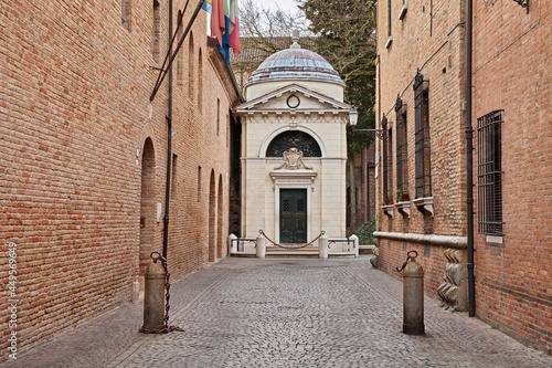 Ravenna, Emilia Romagna, Italy: the ancient tomb of Dante Alighieri, the famous Italian poet and writer photo