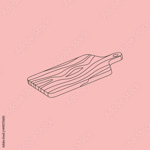 spatula line art sketch object vector symbol illustration design
