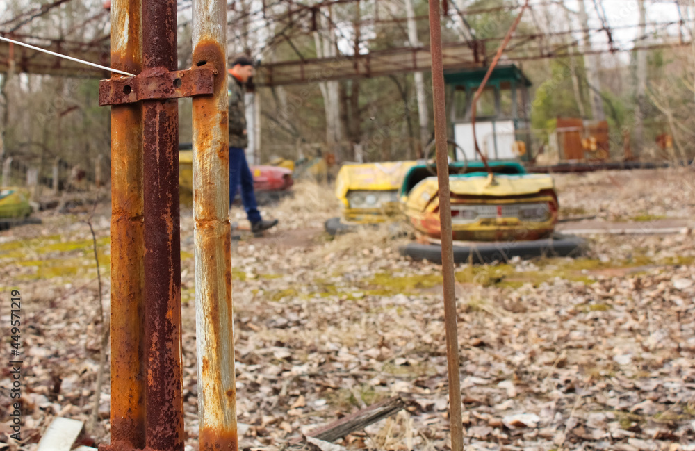 Pripyat is an exclusion zone after Black Andbult nuclear disaster at the nuclear power plant. Pripyat is an exclusion zone after Black Andbult nuclear disaster at the nuclear power plant.