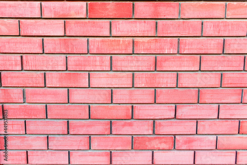 Brick red wall, touxtura, seamless patern. 