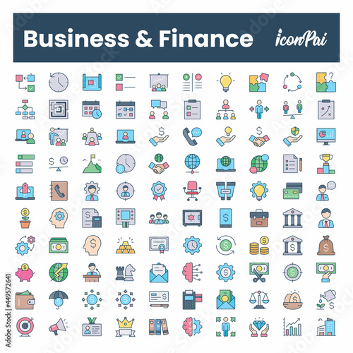 Business & finance icon set