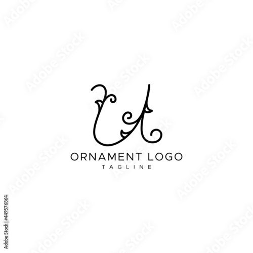 professional and minimal elegant abstract ornament logo
