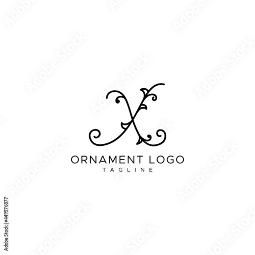 professional and minimal elegant abstract ornament logo