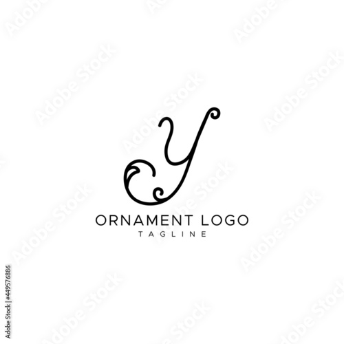 professional and minimal elegant abstract ornament logo