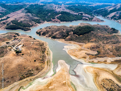 Nicasio Reservoir August 2021 BEFORE