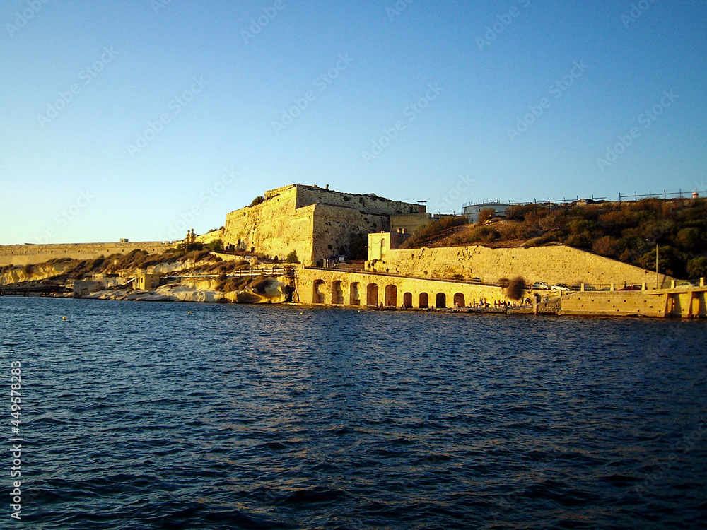 old fortress on the coastline