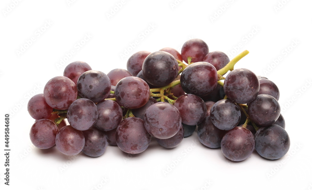 Cardinal grapes isolated on white background Cardinal grapes isolated on white background