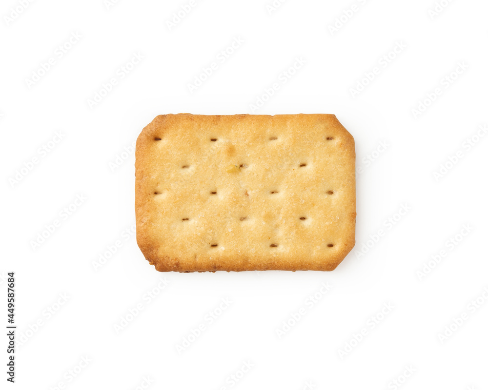 Cracker cookies isolated on white background with clipping path. Cracker cookies isolated on white background with clipping path.