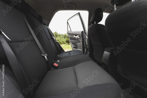 Back passenger seats. Car interior © sveten