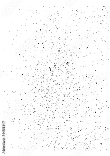 Grunge texture of noise from dots of different sizes