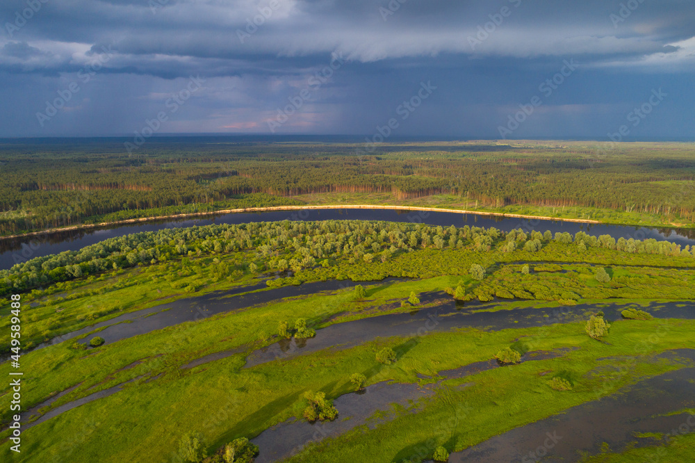 Fototapeta premium River Dnieper in Belarus
