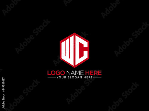 Letter WC Logo, creative wc logo icon vector for your brand