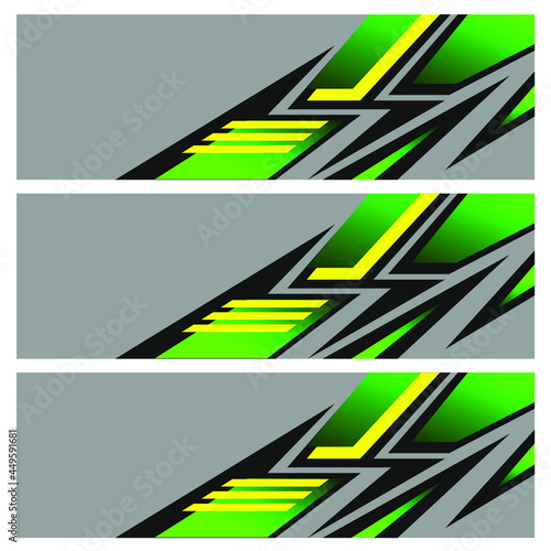Racing car wrap. Abstract strip for racing car wrap, sticker, and decal