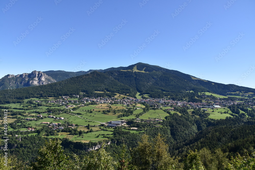 mountain trentino, italia, landscape, monte cornetto,