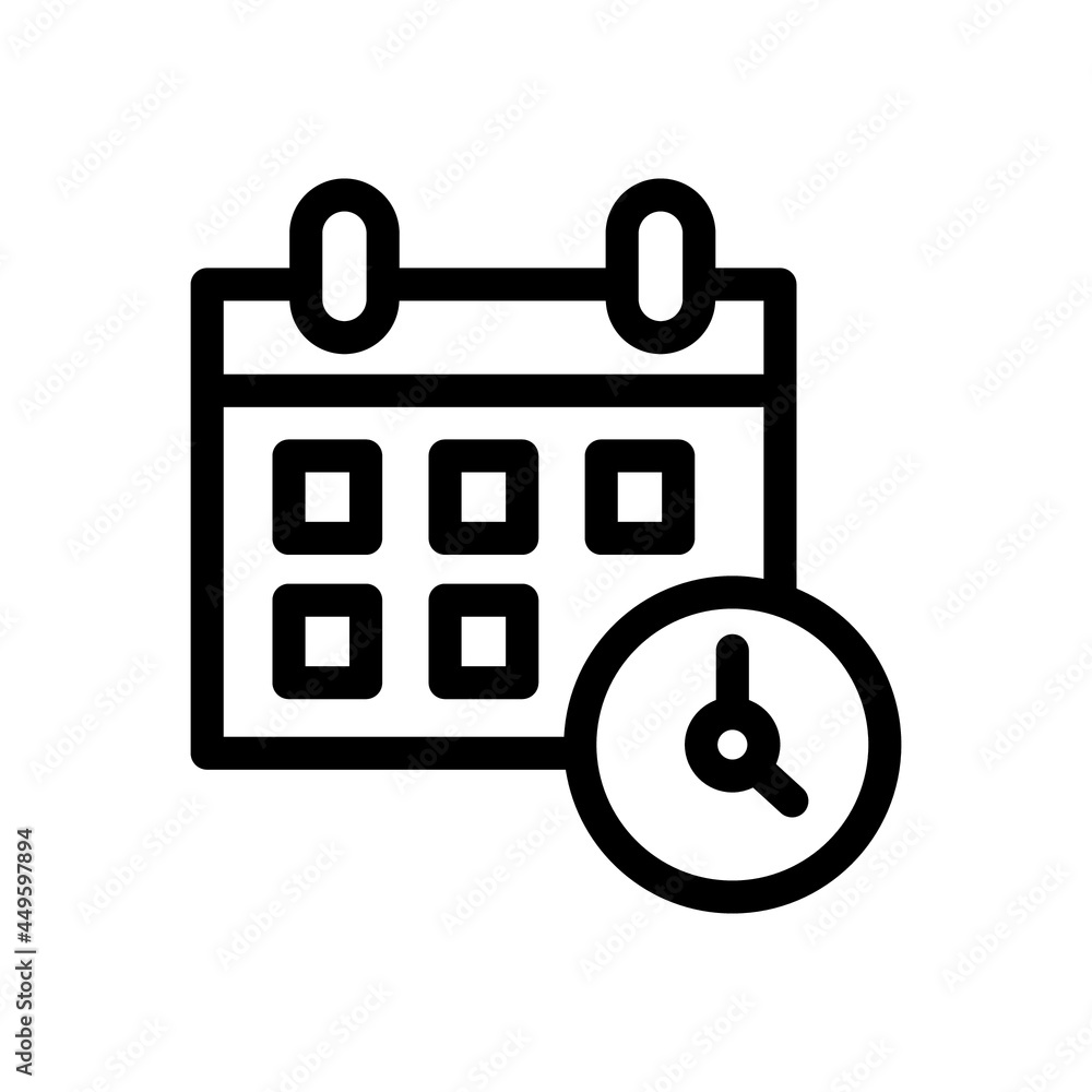 schedule icon illustration vector graphic schedule icon illustration vector graphic