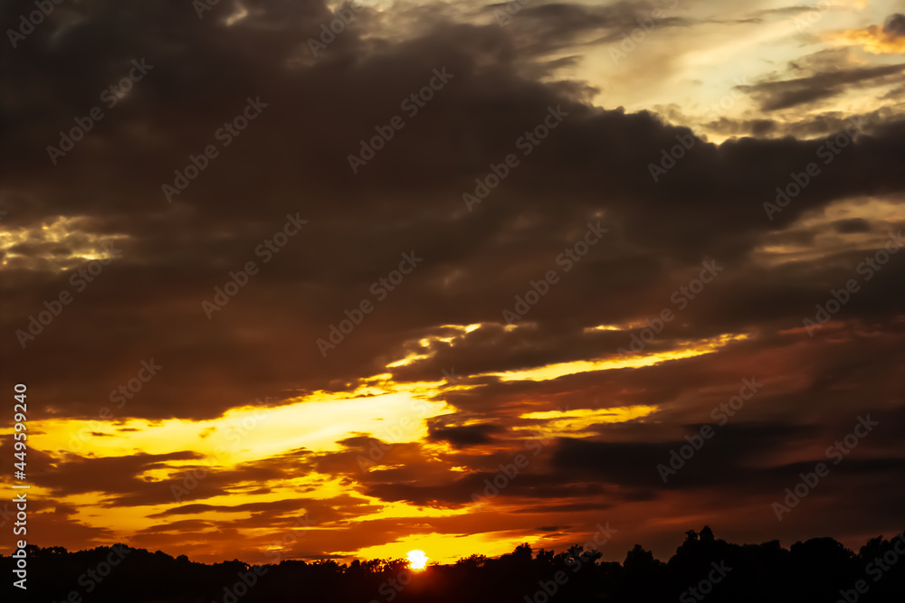 Obraz premium Sunset sky