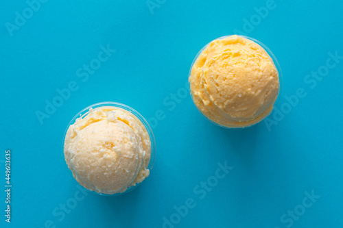 helado doble  canela y mango