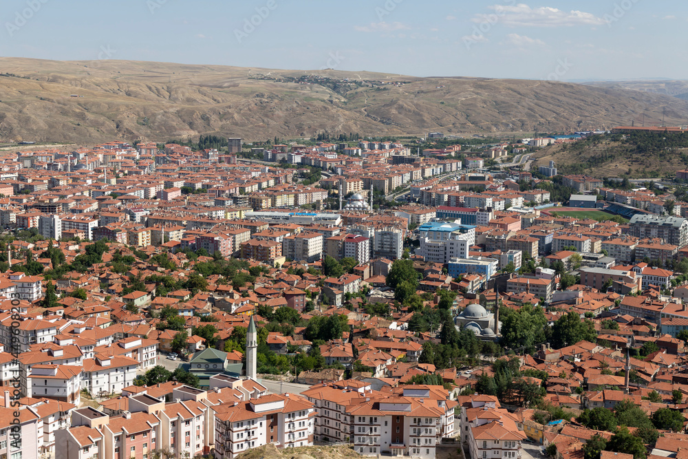 City view from Çankırı karatekin castle