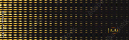 Golden luxury background with beads. Vector illustration.