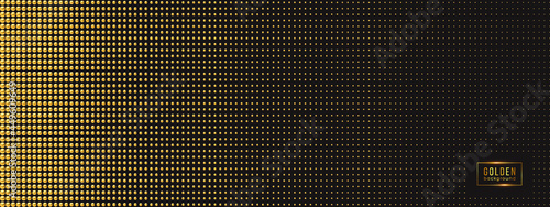 Golden luxury background with beads. Vector illustration.
