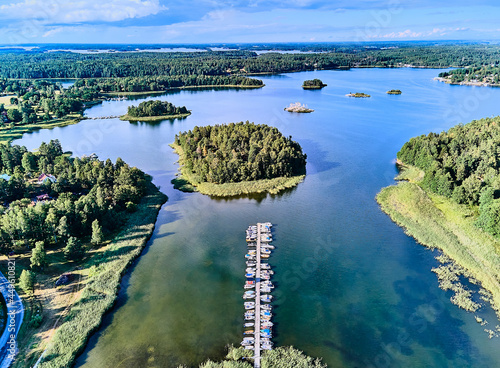 Photography View of Evlinge bay on Värmdö outside Stockholm