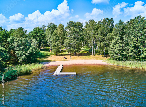 View of Evlinge bay on Värmdö outside Stockholm