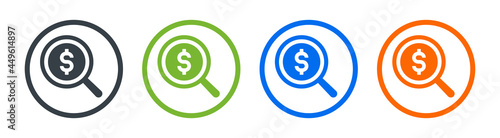 Audit icon set. 