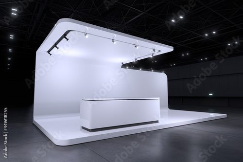 Foto Exhibition stand for mockup and Corporate identity,Display design