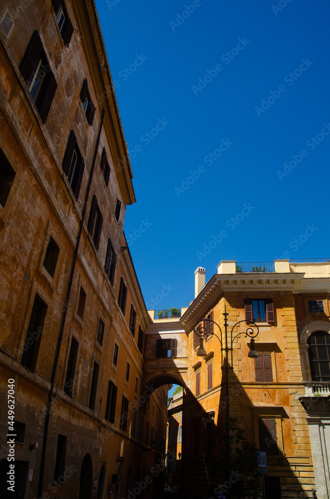 Fototapeta premium The graphic look of architecture with shadows