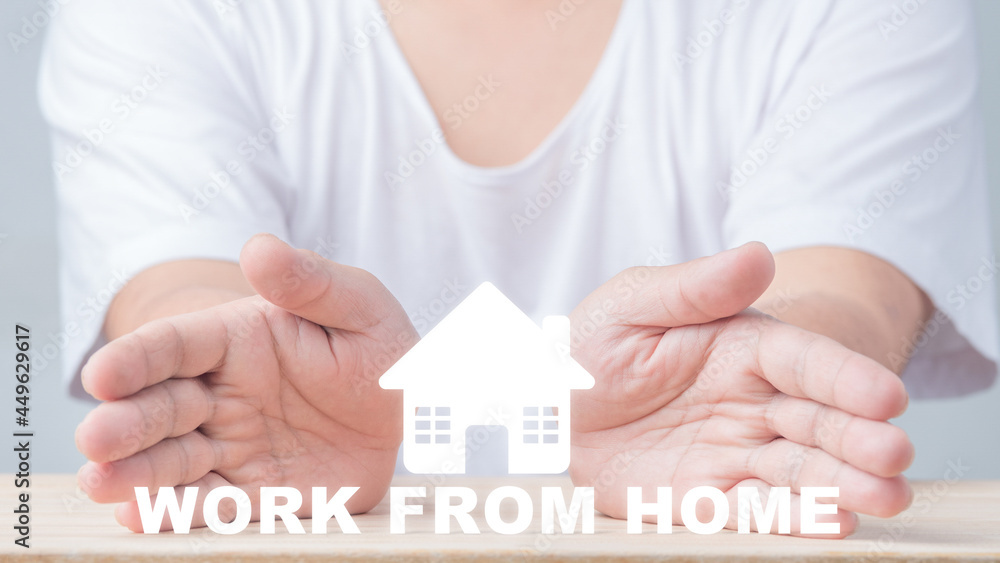 Work from home concept. Work from home concept.