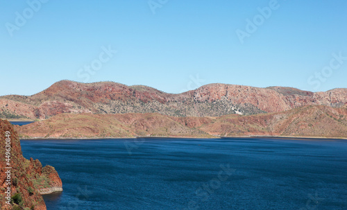 Lake Argyle - Western Australia - This lake formed by damming of the Ord River is part of the Ord River irrigation scheme in the Kimberley Region