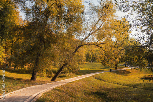 Tsaritsyno park on autumn day. Moscow